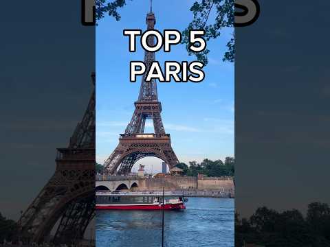 Top 5 places in Paris #shorts #paris