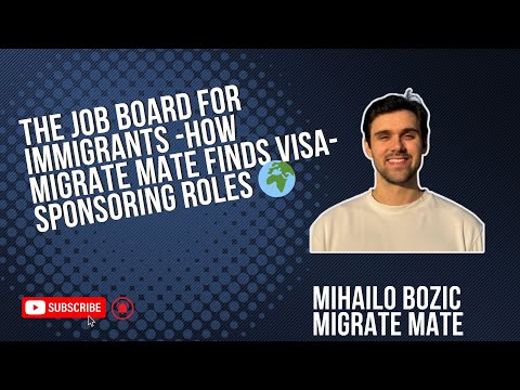 Mihailo, CEO of Migrate Mate | Helping Immigrants Find Real Visa-Sponsoring Jobs Globally Today.Now!