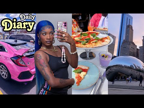 daily diary ♡ they stole my car + exploring chicago + perfume making + trying new restaurants & more