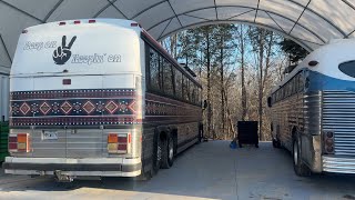 Bus Fails Safety Inspection - Explosion Of Pump Sprayer Nearly Hurts George! 