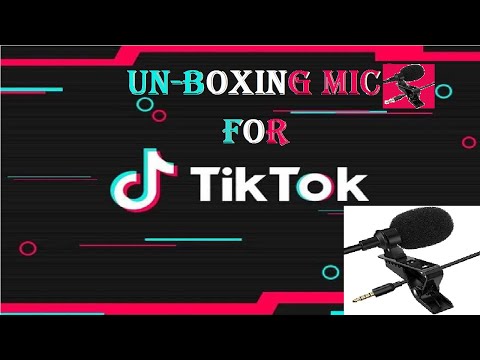 unboxing a tiktok mic online app daraz