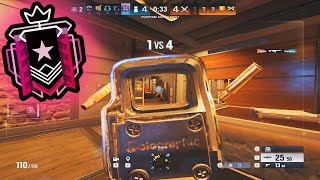 The 4-4 1v4 Overtime Matchpoint Clutch - Rainbow Six Siege