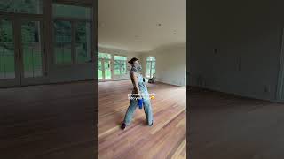 MY FIRST PROJECT IN THE NEW HOUSE! I WILL FIGURE IT OUT 🙈😅 #homereno #woodfloors #restoration #diy