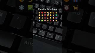 Interesting Windows trick | #tricks #windowstricks #emoji #asmr #computer