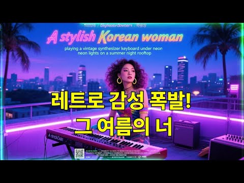 [그 여름의 너] 80년대 감성 복고 댄스곡｜Flashy Synth Pop with Retro Korean Vibes