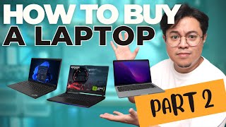 Beginner's COMPLETE GUIDE to BUYING the BEST Laptop (PART 2)