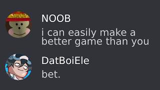 2 Noobs vs 1 Pro Developer at Making a ROBLOX GAME