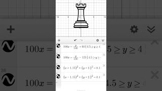 the rook in desmos graphing calculator #desmos #math #mathematics #mathanimation #graph #geometry