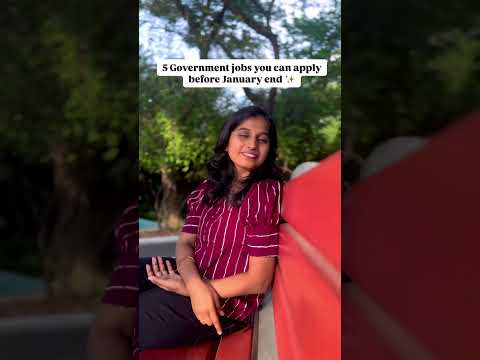 Government Jobs to Apply before January End 2025