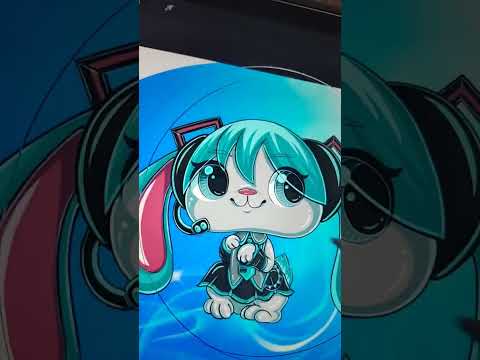Miku Miku bun! #vocaloid #hatsunemiku #miku #lps #littlestpetshop #fanart #crossover