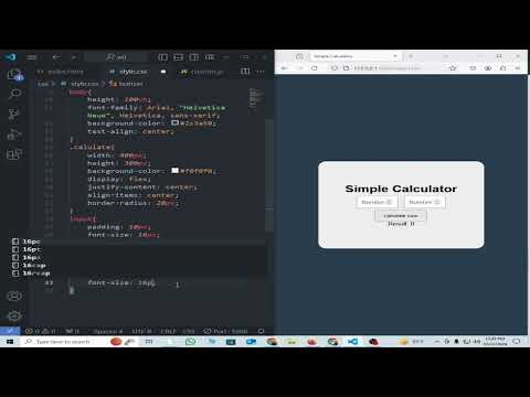 How to Create a Simple Calculator Using HTML, CSS, and JavaScript