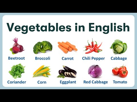 Vegetables in English | Learn English Vocabulary | Pronunciation & Picture