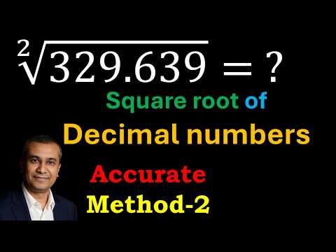 Square roots of non perfect squares | Accurate method | Method-2