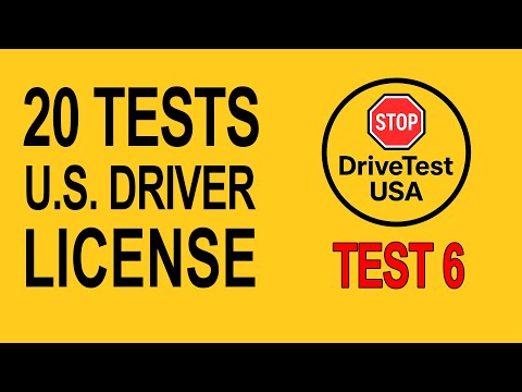 DMV Practice Test 2025 — 20 New Driving Knowledge Questions (Set 6)