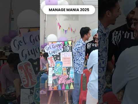 Manage Mania 2025 #shorts #careercollegebhopal
