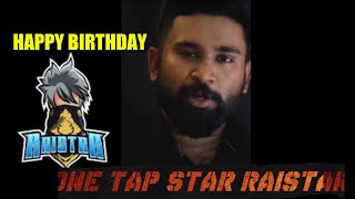 Happy birthday RAISTAR 🔥||  Birthday status malayalam || raistar ഫാൻസ്‌ like karo | malayalam status
