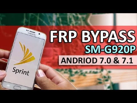 How To Bypass Frp Sm-G920p & All 7.0 & 7.1 Vesions Samsung | With Combinitaion Files