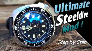 Seiko Willard Double Dome Crystal MOD for the  SteelDive SD1970!