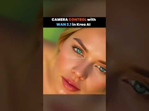 Camera Control in Krea AI with WAN 2.1 Video