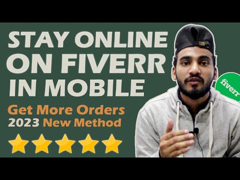Stay Online 24 Hours on Fiverr In Mobile | Get More Orders || Technical Inzamam