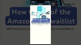 How to get off the Amazon flex waitlist #amazonflex #amazonflexdriver #reactivate #deliverydrivers
