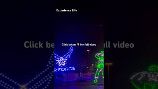 Sparkling Salute: Over a Million Christmas Lights Honor Our Forces in Frisco, Texas