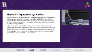 Qualitative Study on Challenges Faced In Multithreading In Julia | Harshita | JuliaCon 2023