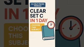 Which subject to chose in Set C? |Self pased online modules (SPOM) | #spom#setc#icai#cafinalspom