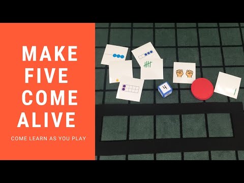 The Learning Carpet: Make Five Come Alive: Preschool Math Learning Video