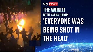 Protester who fled Iran says Tehran felt like a warzone during protests