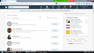 How to Export connections (contacts) information from Linkedin