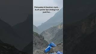 #mountains #tent #nature #himalayan #travelvibes #himalayanvibes  #wanderlustindia  #TravelWithAnkit