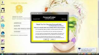 1 - PersonalFolder Data Privacy Software for Windows Tutorial - Install, Create-User