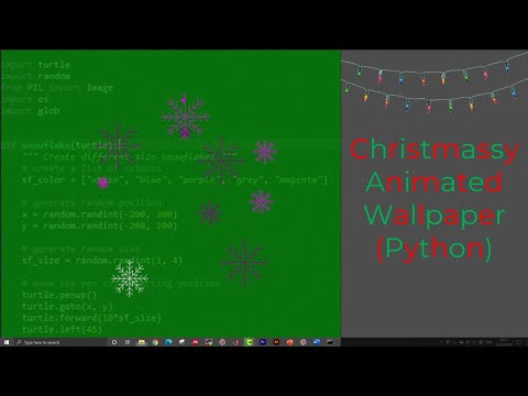 HOW TO: Make Animated Wallpaper (using Python)