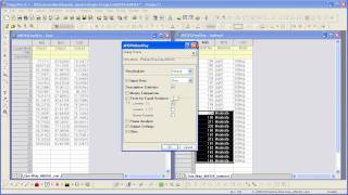 Statistics: Origin 8.1: Analysis of Variance (ANOVA)