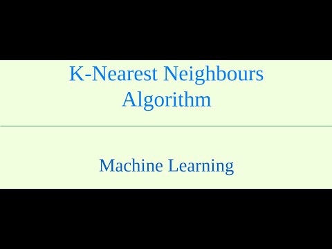 KNN Algorithm: Machine Learning