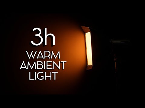 3-Hour Warm Ambient Light – Soft Fill Light for Photography, Video & Relaxation