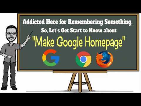 How to Make Google Homepage