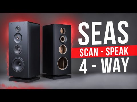 Напольная акустическая система на Seas и Scan-Speak_Custom made 4 way speaker system Seas&Scan-Speak