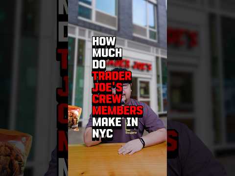 🍊How much do Trader Joe’s Crew Members make in NYC? #salary #salarytransparency #traderjoes #pay