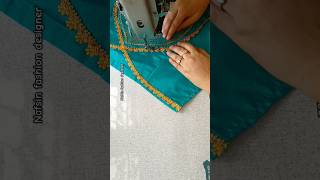 Trending model blouse back neck design|| organza saree blouse design #backdesign #blouse#ytshorts