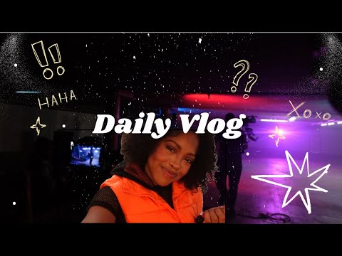spend a day on set with me ᥫ᭡ | 10+ hour shoot day *college edition* | DAILY VLOG 