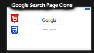 Google Search Page Clone - HTML & CSS