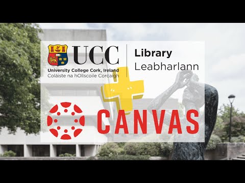 UCC Library's Learning Resources on Canvas