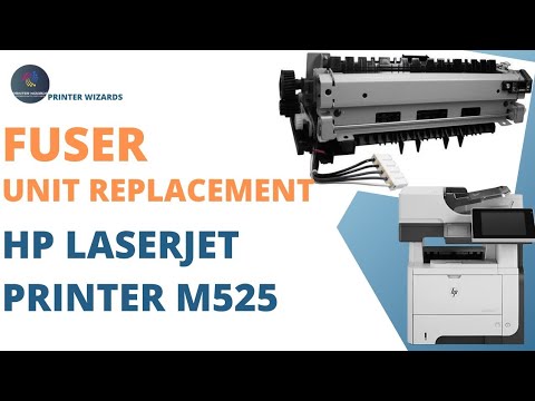FUSER UNIT REPLACEMENT| HP PRINTER LASERJET M525 FUSER PROBLEM SOLVED #printer #repair
