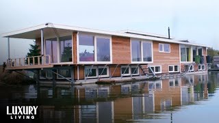 A Traditional Floating Home, Built on Logs | My Floating Home | Luxury Living