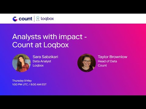 Analysts with impact - Count at Loqbox