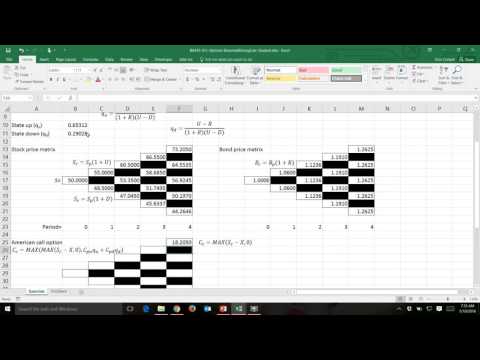 BA435 BinomialOptionPricingModel