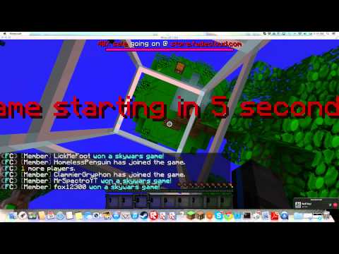 Fade cloud sky wars!!! We suck :(  w/TheGamerGOD/PythonCraft
