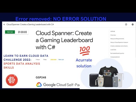 Cloud Spanner Create a Gaming Leaderboard with C #track-2 #learntoearn #Sports Data Analysis #skills